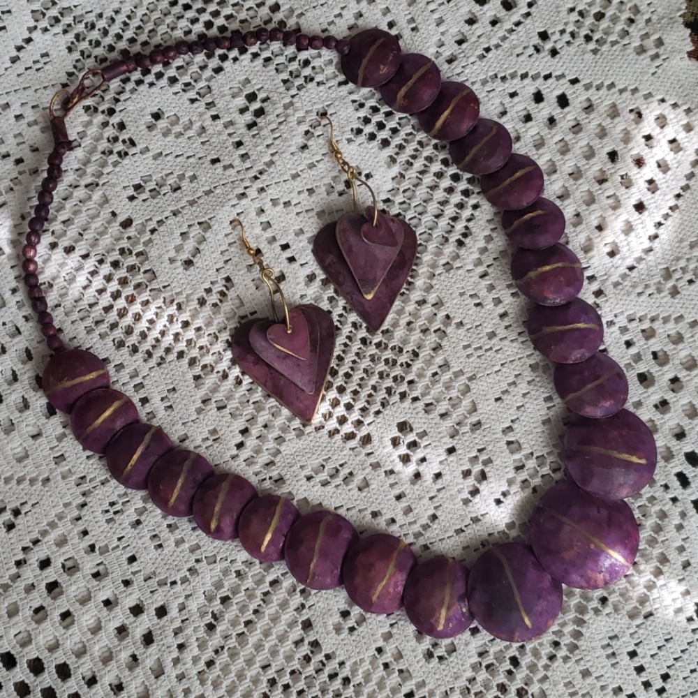 Statement Necklace & Earring Set - Picture 2 of 3